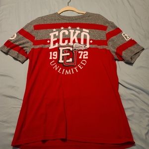 ECKO UNLIMITED, Large, Red and gray.